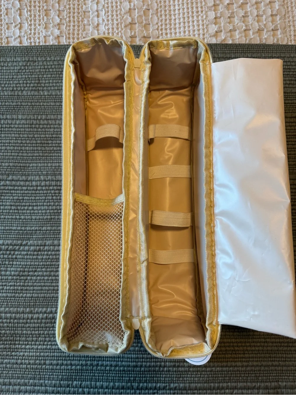 Pink Canvas Wine Cooler Bag